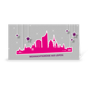 Karte: Skyline pop - Leipzig