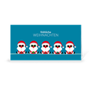 Karte: Weihnachtsteam - Santas