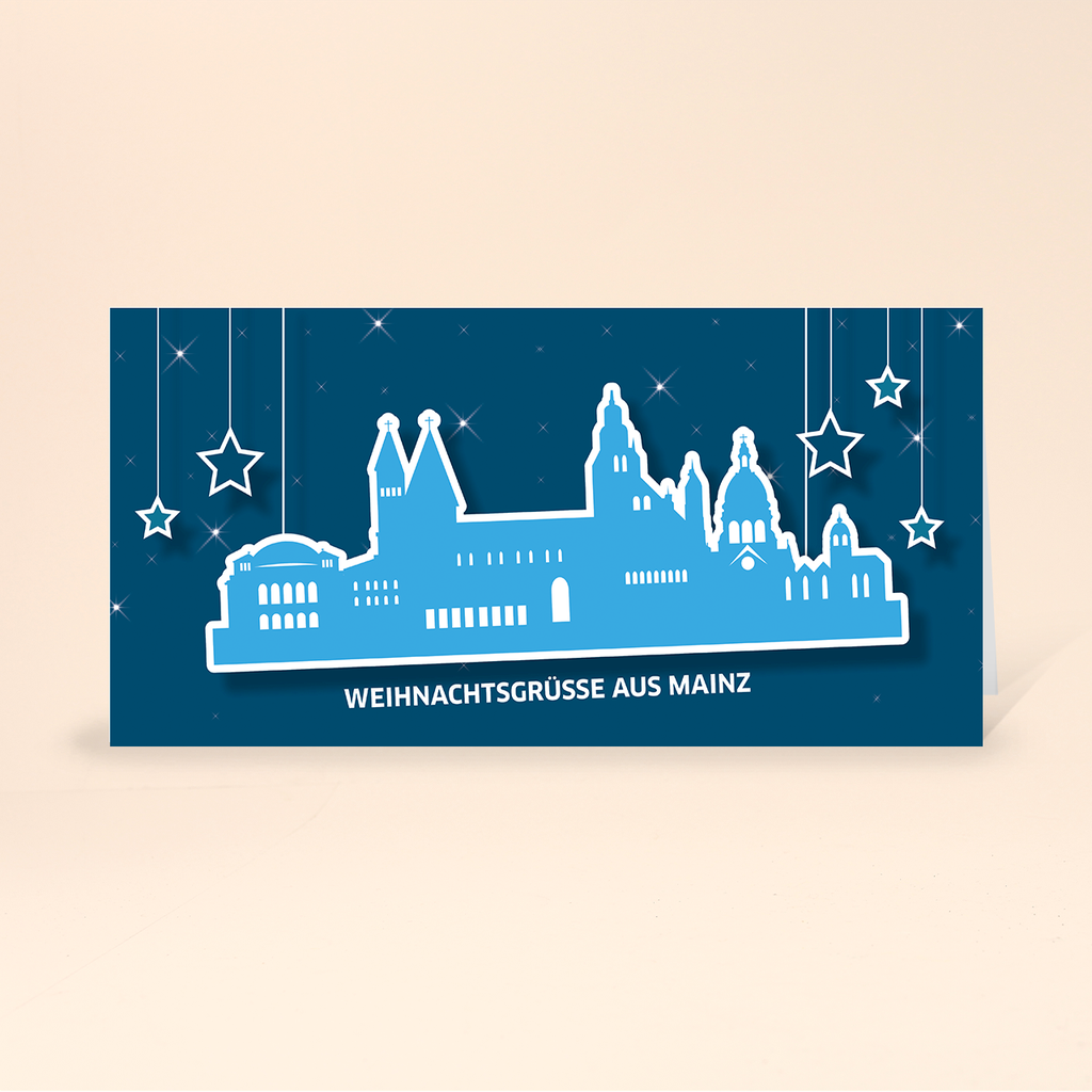 Karte: Skyline pop - Mainz