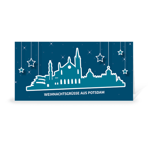 [WP10802] Karte: Skyline pop - Potsdam (Wir gestalten gratis für Dich)