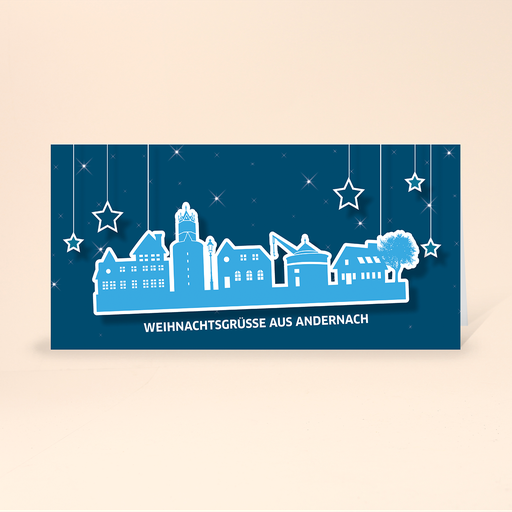 [WP10804] Karte: Skyline pop - Andernach (Wir gestalten gratis für Dich)