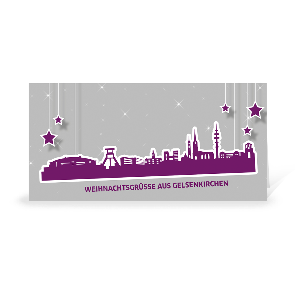 Karte: Skyline pop - Gelsenkirchen
