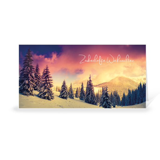 [WP2635] Karte: Winterweihnachtswelt (Wir gestalten gratis für Dich)