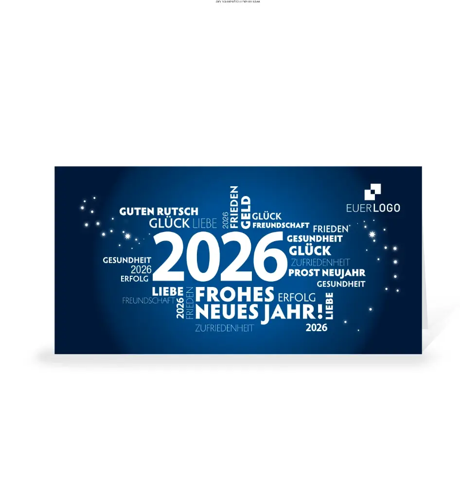 Karte: Neujahrswünsche