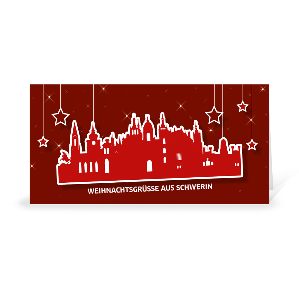 Karte: Skyline pop - Schwerin