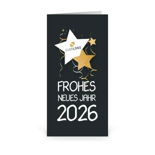 [WP2954] Karte: Neujahrsstern (Wir gestalten gratis für Dich)