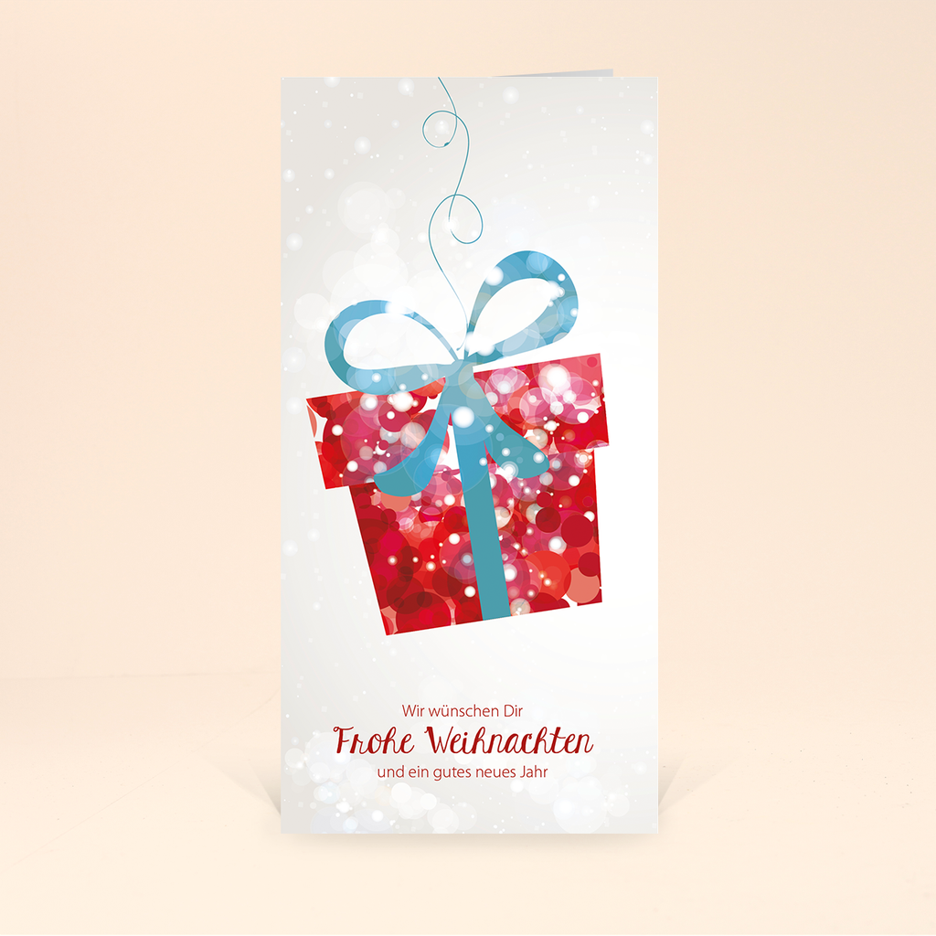 Karte: Sanfte Weihnachten - Geschenk