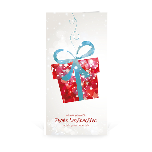 [WP2974] Karte: Sanfte Weihnachten - Geschenk (Wir gestalten gratis für Dich)