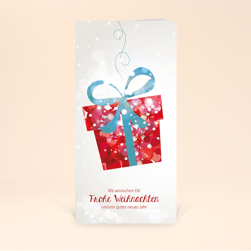 [WP2974] Karte: Sanfte Weihnachten - Geschenk (Wir gestalten gratis für Dich)
