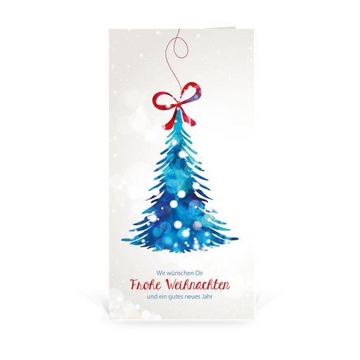 [WP2978] Karte: Sanfte Weihnachten - Tannenbaum (Wir gestalten gratis für Dich)