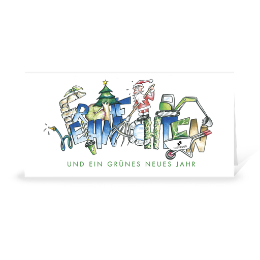 [WP10819] Karte: Branchenbildnis - Gartenlandschaftsbau (Wir gestalten gratis für Dich)