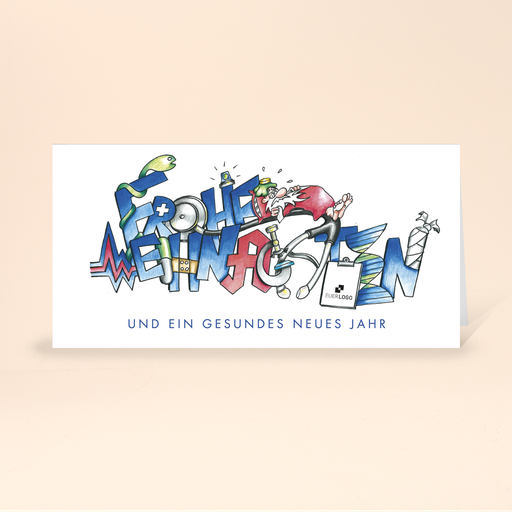 [WP10824] Karte: Branchenbildnis - Medizin (Wir gestalten gratis für Dich)
