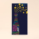 Karte: Buntes Neujahr