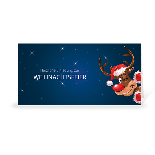 [WP11641] Karte: Einladungskarte "Rudi" (Wir gestalten gratis für Dich)