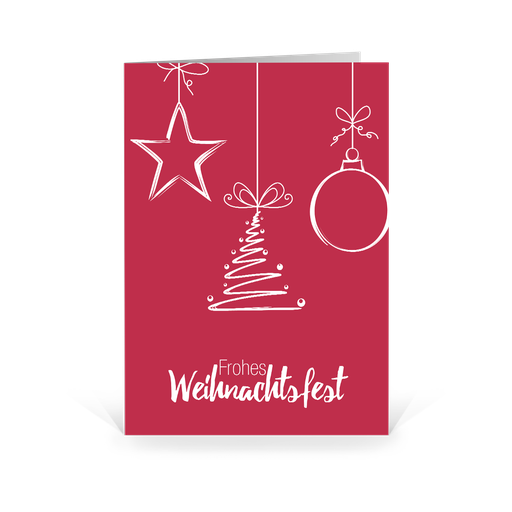 [WP10993] Karte: Hochaufgehängt 01 (Wir gestalten gratis für Dich)