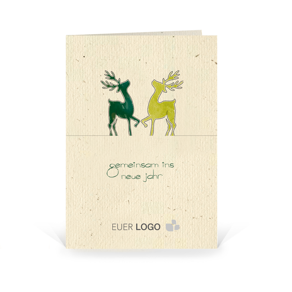 Karte: Kunstvoll - Hirsch