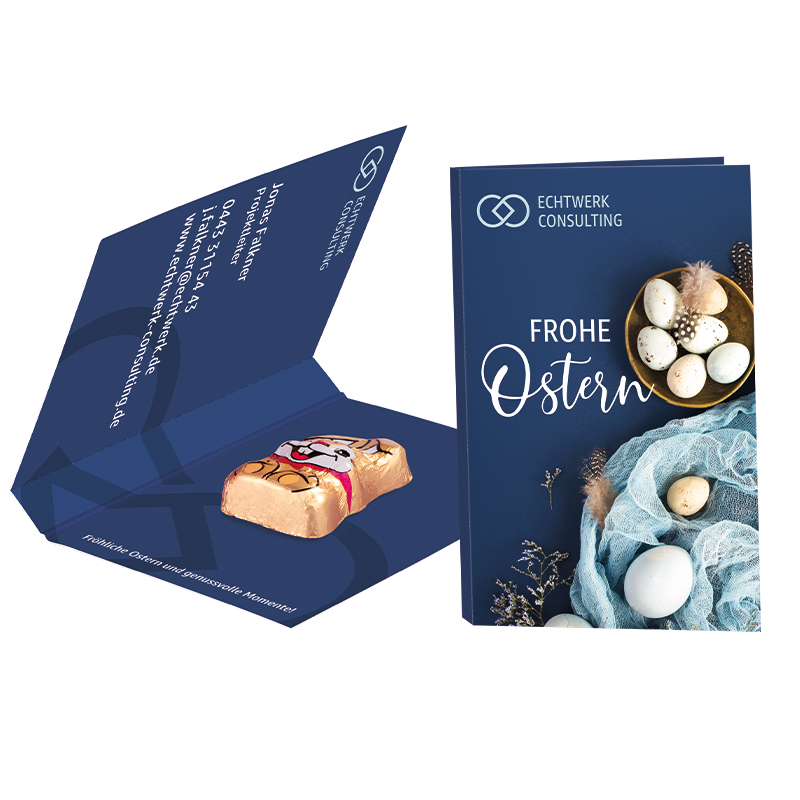 Werbekarte Osterhase