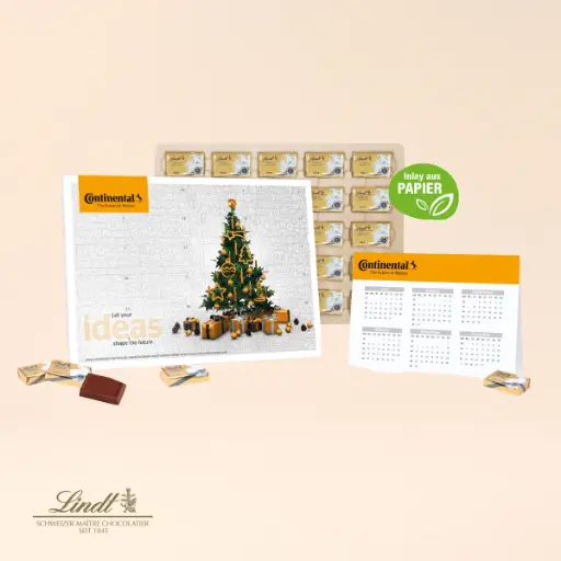[95331] 2 in 1 Adventskalender mit Jahresplaner - Lindt