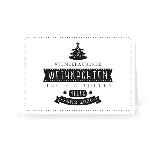 [WP10914] Karte: Simple Dots 01 (Blanko Karte ohne Eindruck)