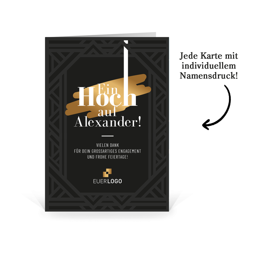 Karte: Ein Hoch auf ...