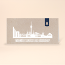 Karte: Skyline modern - Düsseldorf