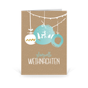 Karte: Ornaments - Kugeln - Farbvariante