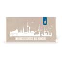 Karte: Skyline modern - Hamburg Hafen