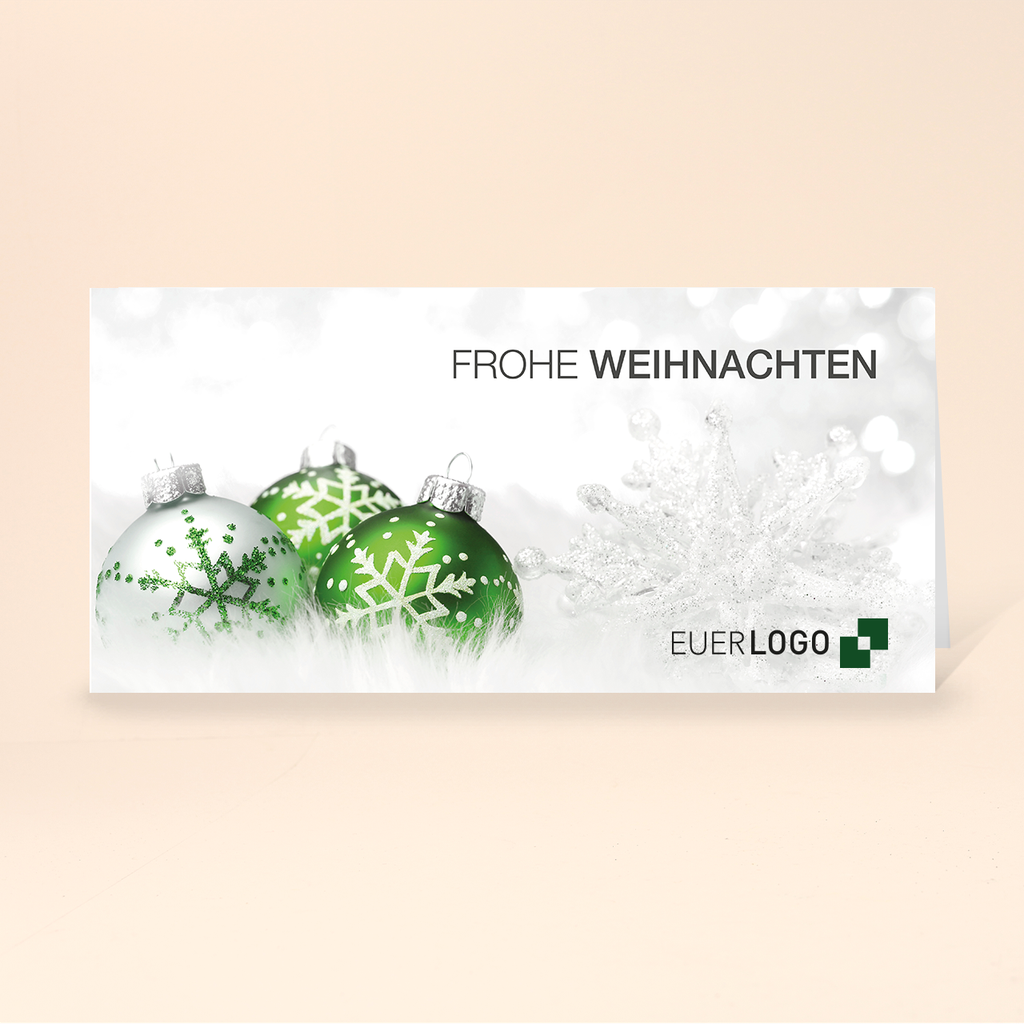 Karte: Weihnachtskugel 01