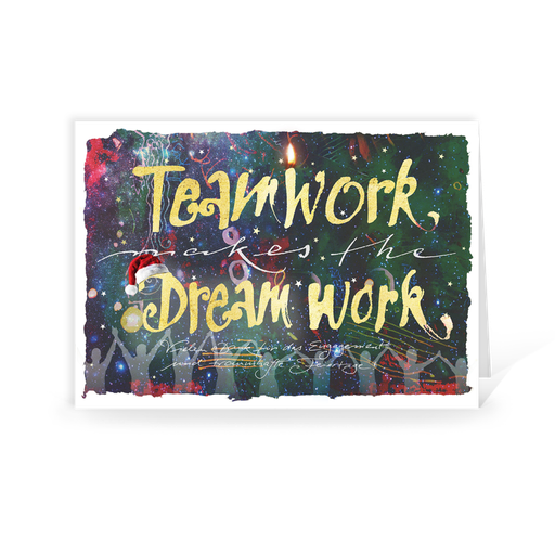 Karte: Teamwork makes the Dream work