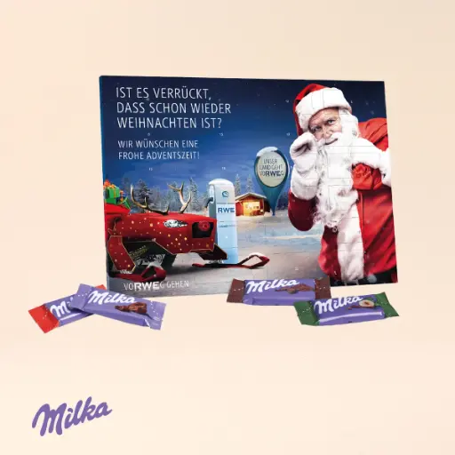 [95200] Tisch-Adventskalender Milka gemischt