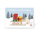 Karte: Geschenkeschlitten