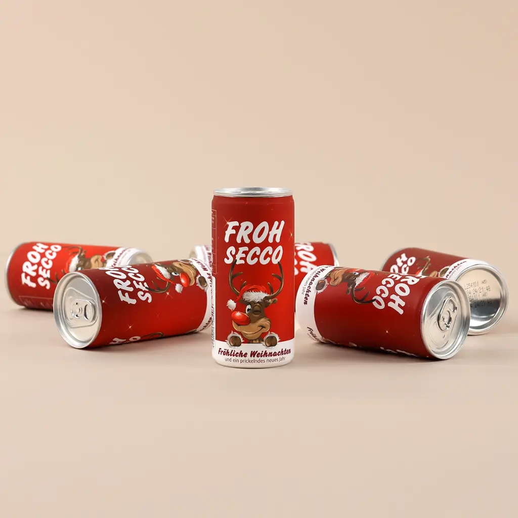 FrohSecco – Edition Rudi – 6x prickelnder Weihnachtsgruß
