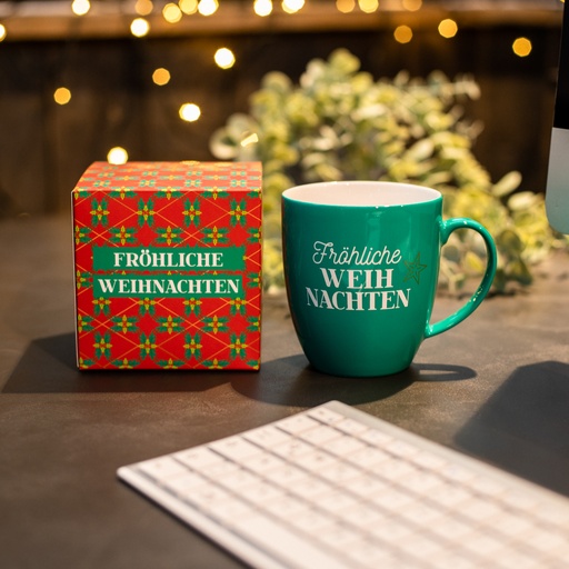 Weihnachtstasse „Frohe Weihnachten“