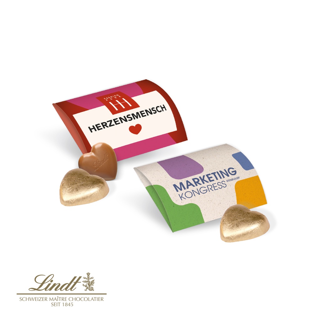 Werbebriefchen mit Lindt-Herz