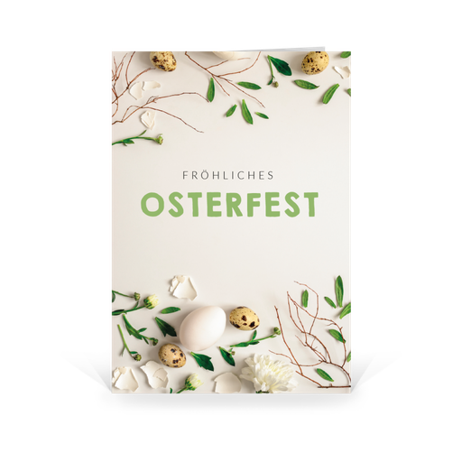 [WP6071] Karte: Florale Ostern (Wir gestalten gratis für Dich)