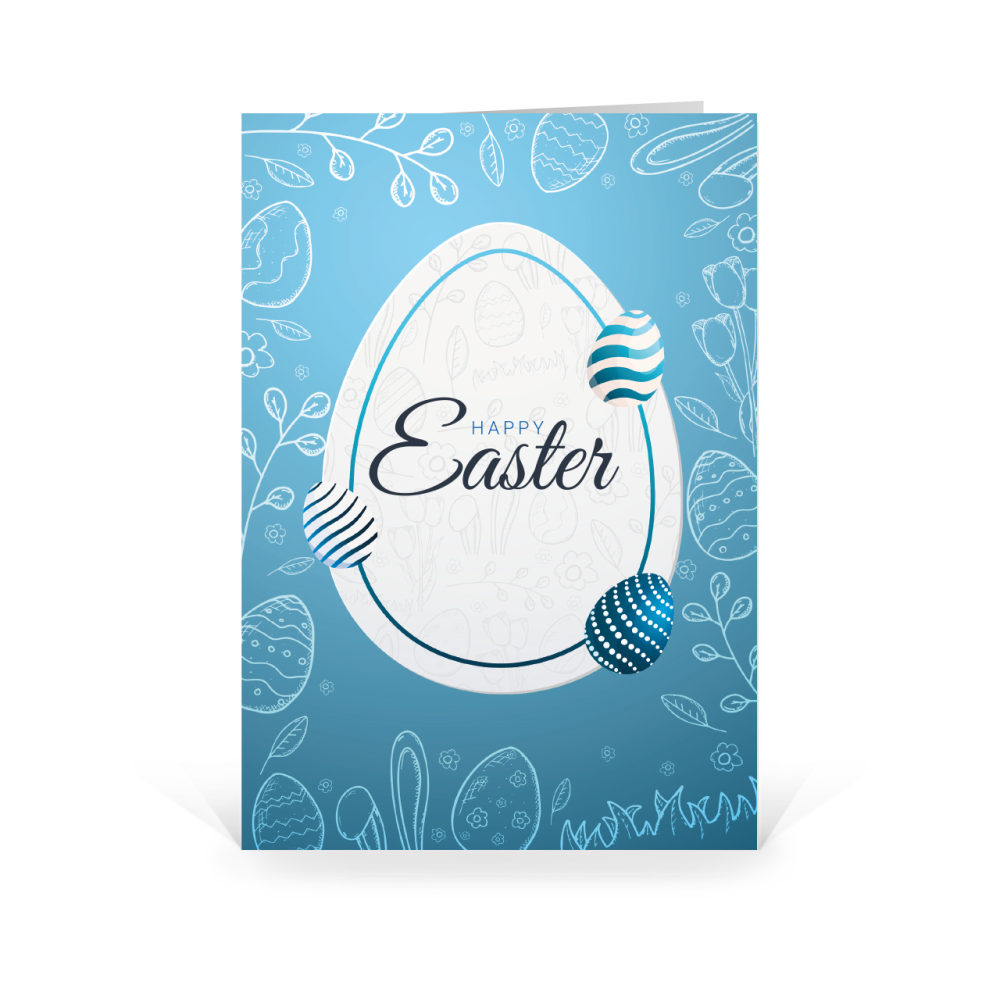 Karte: Das Blaue vom Ei