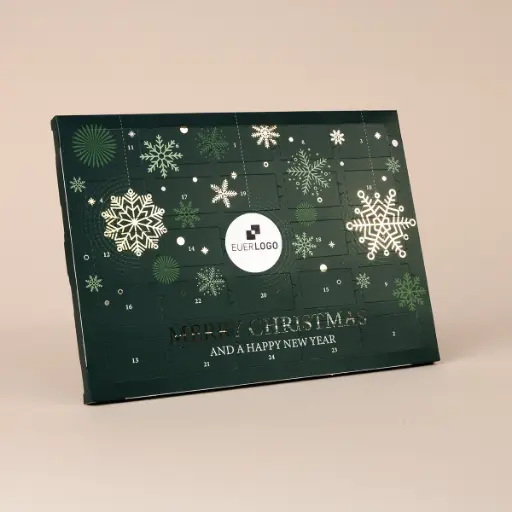 [WP12663] Tischkalender Lindt mit Logo - Gold Edition