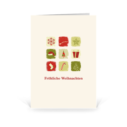Karte: Weihnachtsglück