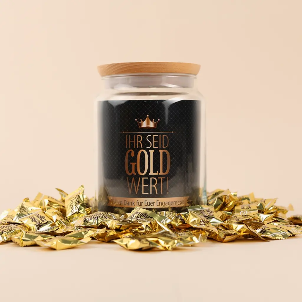 Teamgeschenk XL „Gold wert" - Werther's Original