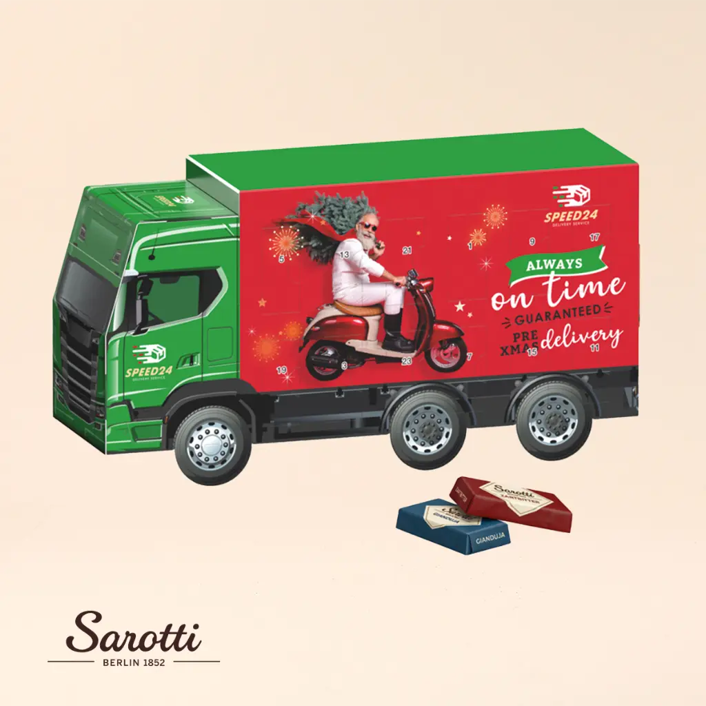 Adventskalender LKW Sarotti