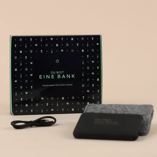 [WP100] Powerbank „Du bist eine Bank"