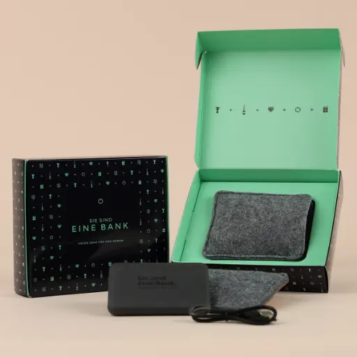 [WP200] Powerbank „Sie sind eine Bank"