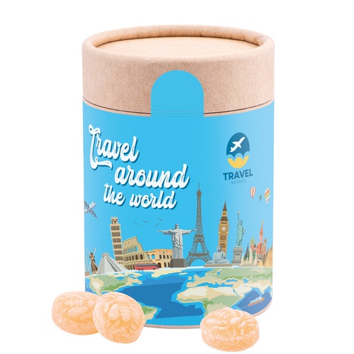 [1180-HO] Papierdose Eco Maxi mit Honig Bonbon