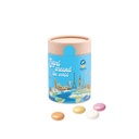 Papierdose Eco Maxi mit Mentos Kaudragees Fruit