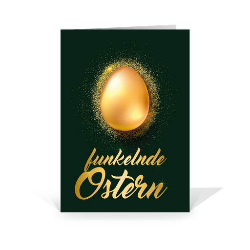 [WP6076] Karte: Funkelnde Ostern (Wir gestalten gratis für Dich)