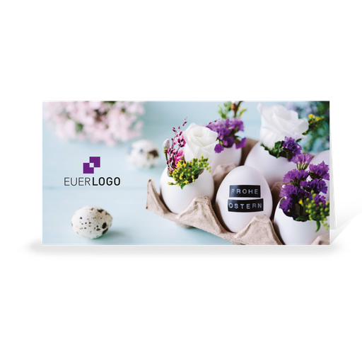 [WP6079] Karte: Blühende Ostern (Wir gestalten gratis für Dich)