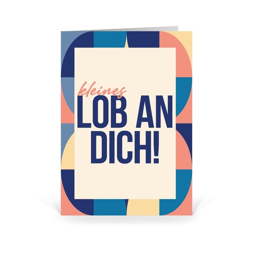 [WP5242] Karte: Kleines Lob an Dich (Wir gestalten gratis für Dich)