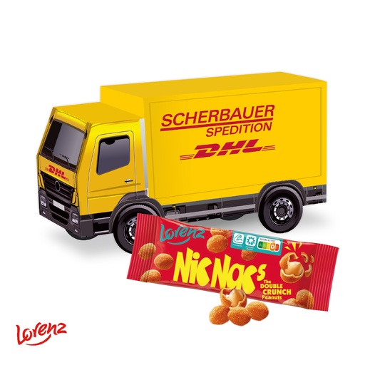 [91171] 3D Präsent "LKW" mit Lorenz Nic Nac's 