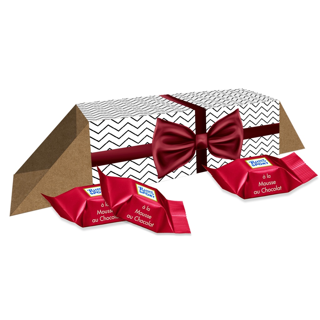 Geschenkverpackung "Schleife" - Ritter Sport
