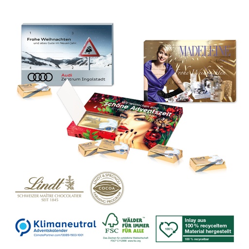 Mini-Kalender Lindt „4 Adventssonntage“